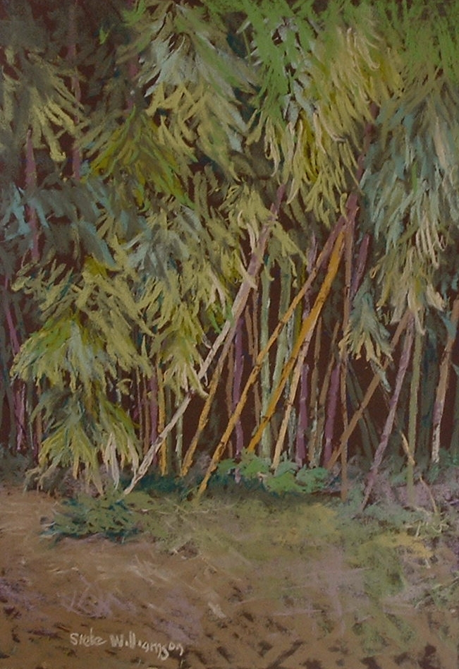 Painting entitled Bamboo Patterns by Steve Williamson Painting entitled Bamboo Patterns by Steve Williamson
