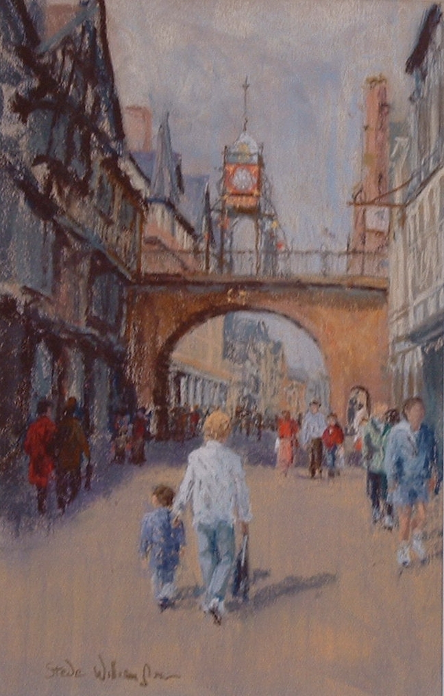 Painting entitled The Eastgate In Summer by Steve Williamson Painting entitled The Eastgate In Summer by Steve Williamson