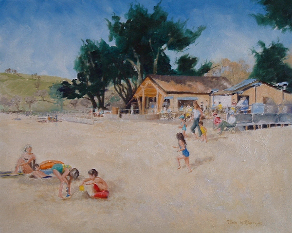 Painting entitled May Sunshine by Steve Williamson