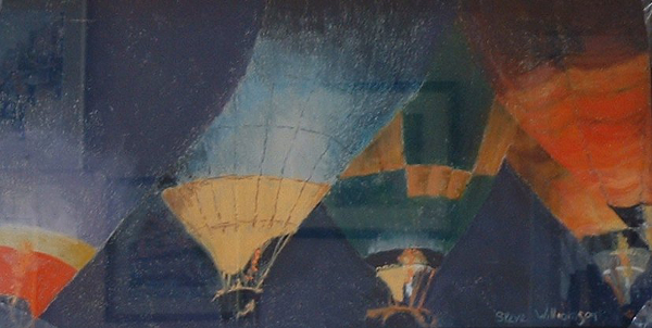 Painting entitled Midnight Ride by Steve Williamson Painting entitled Midnight Ride by Steve Williamson