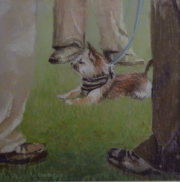 Painting entitled Winter Giants by Steve Williamson Painting entitled Patience by Steve Williamson
